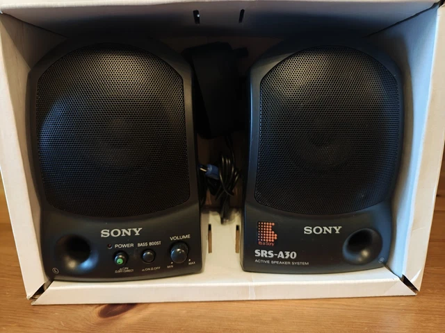 SISTEMA DE ALTAVOCES Activos Sony SRS-A30 MEGA BASS Batería