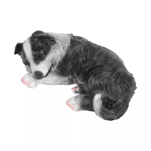 Border Collie Statue Figurine Famous Dog Planters Pet Ornament Puppy