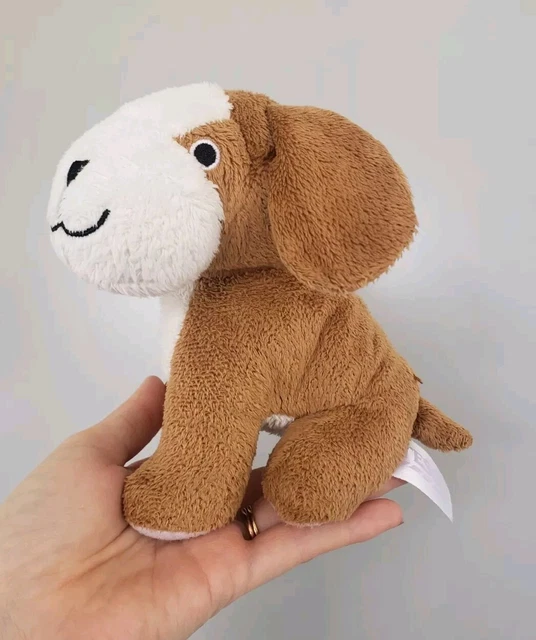 TESCO 2009 BROWN and white puppy dog Soft toy plush £6.00 PicClick UK