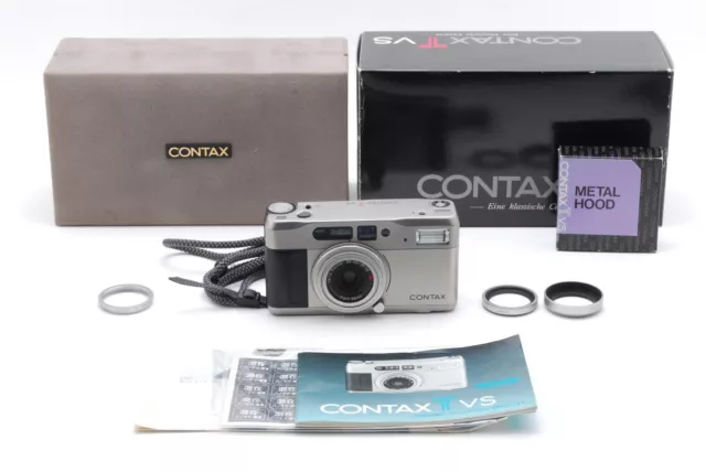 [Top Como Nuevo en Caja] Cámara fotográfica de apuntar y disparar CONTAX TVS 35 mm de Japón