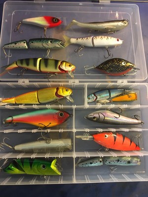 Carson ASTUCCIO MINNOW RAPALA MARTIN ONDULANTI CARSON SPINNING JIG 2 SCOMPARTI A0109 