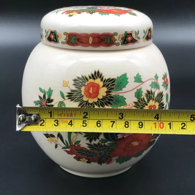 Vintage Sadler Deckel Iningwerglas Blumen Schminktisch Dekor Ca. 12 Cm Hoch 3