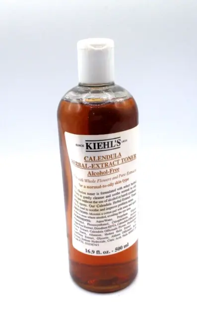 Kiehl's Calendula Herbal Extract Alcohol-Free Toner ~ 16.9 oz / See Description