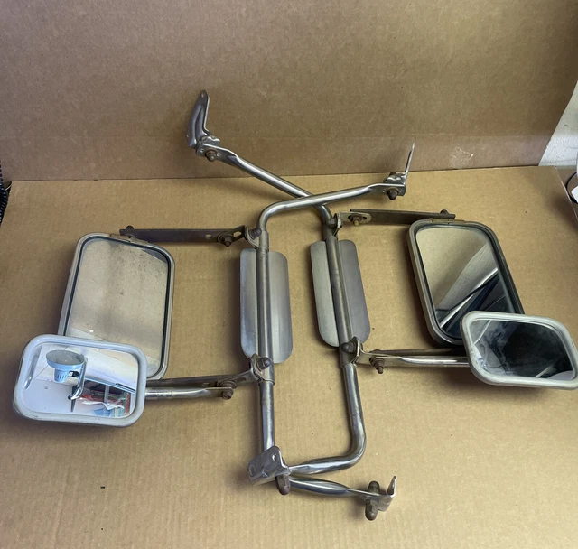 FoMoCo Pair 60's 70's Ford F100 F250 Truck Pick Up West Coast Side Mirrors