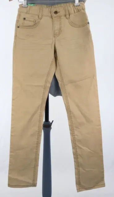 Pantaloni United Colors Of Benetton Jeans Ragazza Beige Vita Regolabili Età 11 12