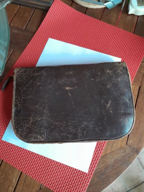 Sacoche Cuir Ancienne Outils