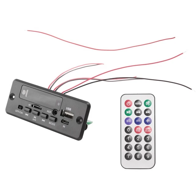 Carte Décodeur Ampli 2x40W Avec Bluetooth, Radio FM, USB - Benefischl
