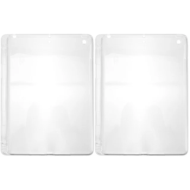 2 stücke Tablet Cover TPU Bleistiftschlitz Kompatibel für 10.2