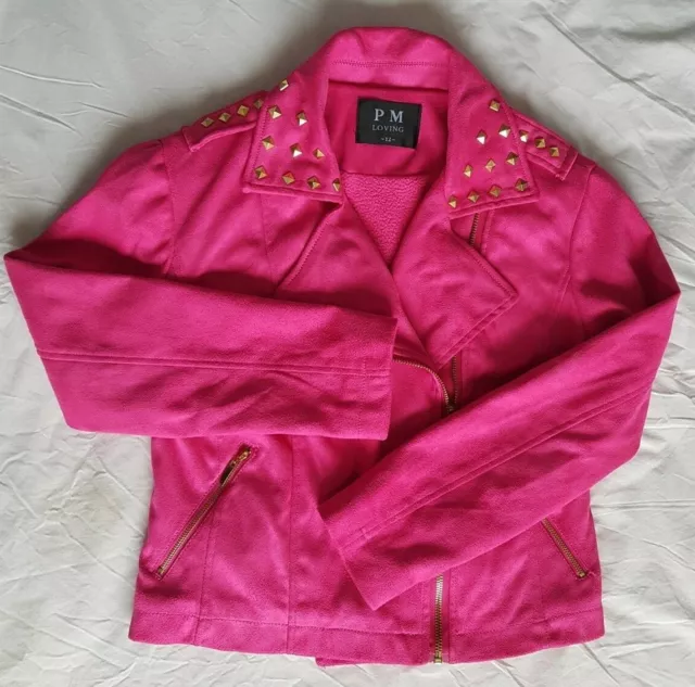 TRES BELLE VESTE (BLOUSON) MI-SAISON FILLE 12 ANS TRES BON ETAT enfant vêtement