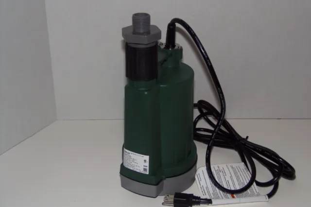 Zoeller  1/3 HP Automatic Thermoplastic Submersible Utility Sump Pump