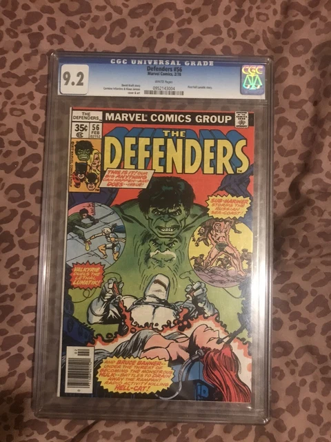 DEFENDERS #56 CGC 9.2 WP 1st full LUNATIK Story