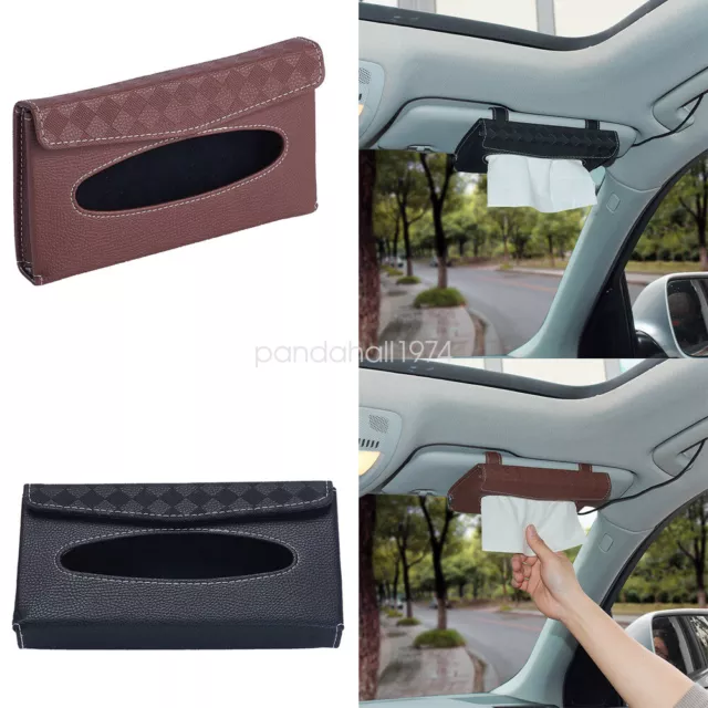 PU Tissue Box Cover Holder for Home Car Office Decor