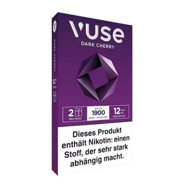 E-Zigarette Vuse Pro Dark Cherry Nic Salts 12 mg