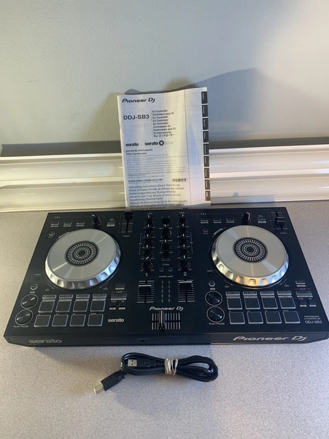 Pioneer DJ DDJ-SB3 DJ Controller SERATO DJ LITE with USB Cable Pioneer DJ DDJ-SB3 DJ Controller SERATO DJ LITE with USB Cable