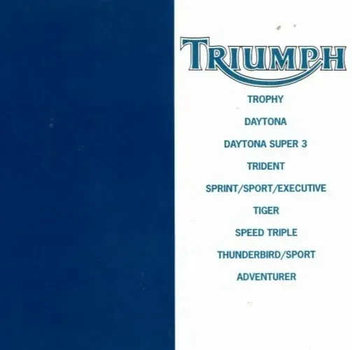 Workshop Manual Triumph 750-1200-t300 Instant Download