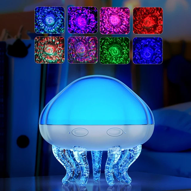 Color Changing Jellyfish Lamp Usb/Battery Powered Table Night Light Children'S Gift Home Bedroom Decor Boys Girls Birthday Gifts