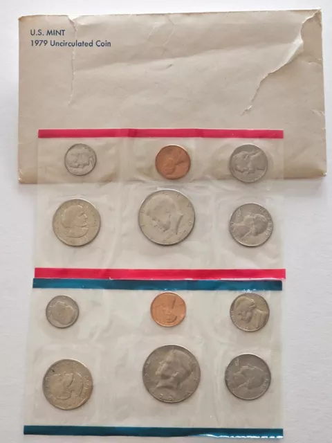 1979 Uncirculated Coin Set in U.S Mint Original Government Packaging