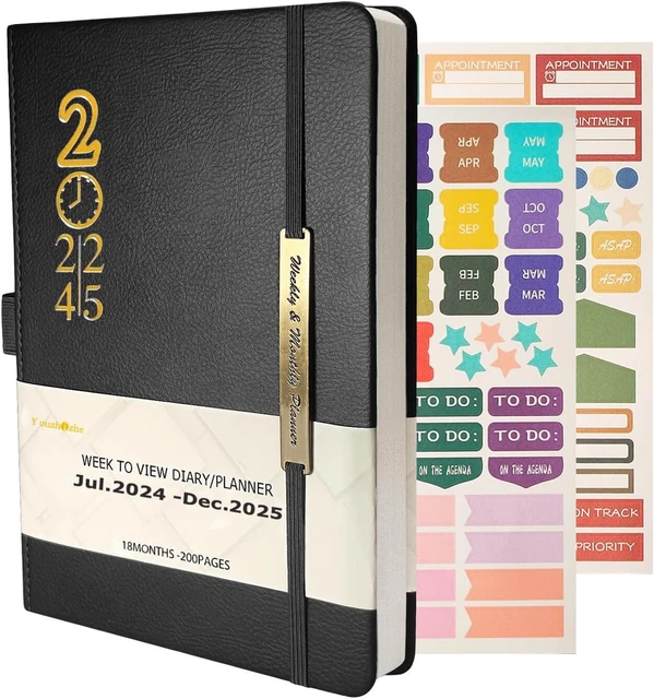 AKADEMISCHES TAGEBUCH 20242025 18 Monate Tagebuch 2024 A5