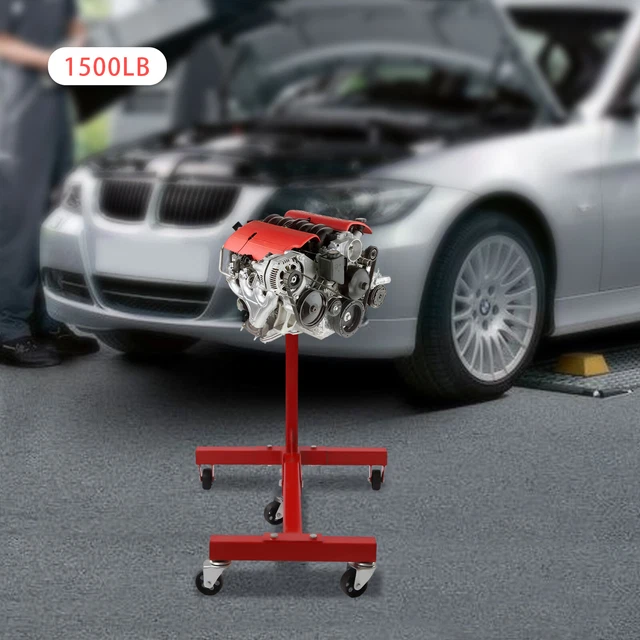 Rotatable Car Radiator Stand ROTATING ENGINE STAND 1250 lbs Capacity Big Hoists Steel For Auto ...