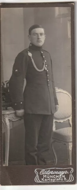 CDV Kabinettfoto Kaiserlich Preußische Signaltruppe Uniform Schützenkordel Foto