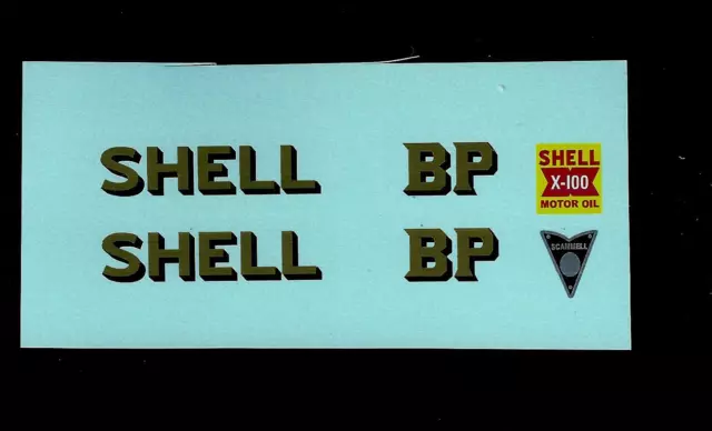 Crescent 1276 Scammell Scarab Shell Bp Tanker Transfers/Decals
