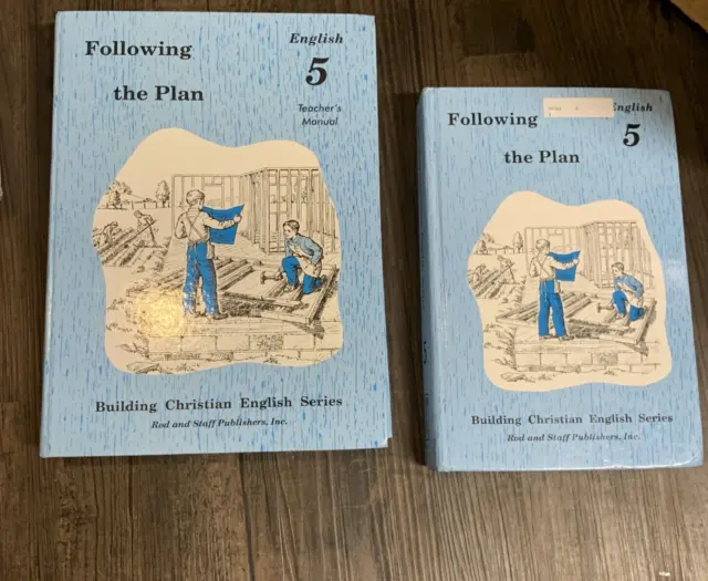 Following the Plan: English Grade 5 ~ Rod and  Staff Teacher & Student Books