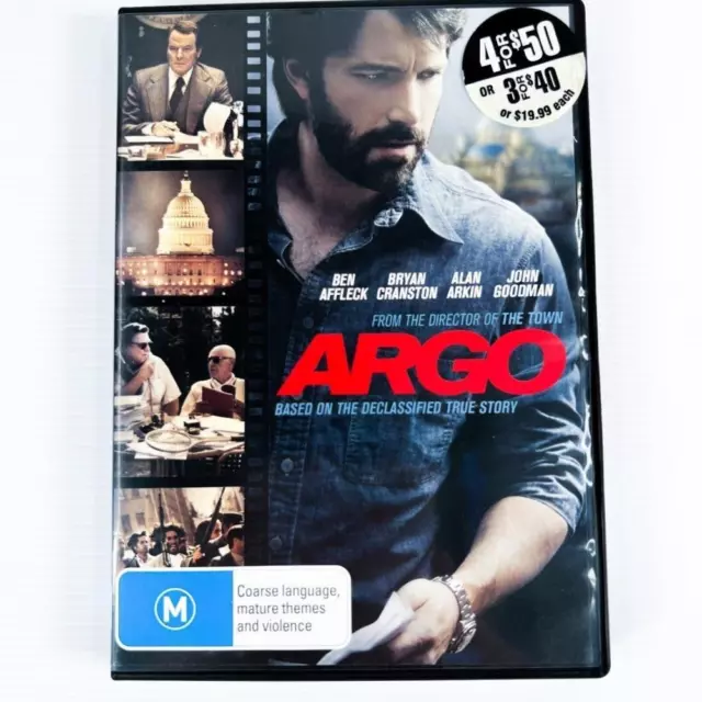 Argo DVD Thriller & Mystery (2012) Ben Affleck Quality Guaranteed Amazing Value