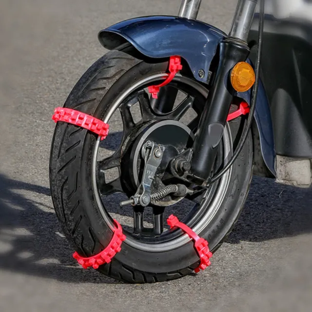 Wheel Anti-Skid Tire Snow Ice Chains Non-slip Safety Belt Motorcycle Bicycle