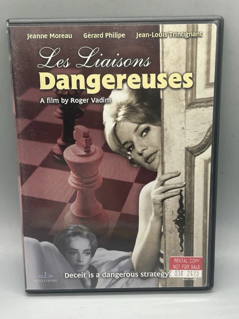 LES LIAISONS DANGEREUSES ~ French Film DVD, dir. Roger Vadim