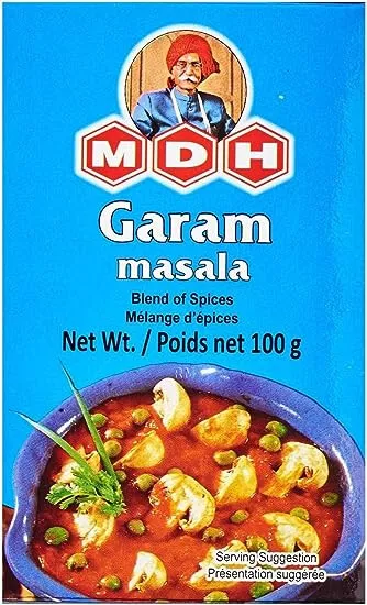 MDH Garam Masala 100g/104ml Épices Convient pour Végétariens Estd 1919 Inde