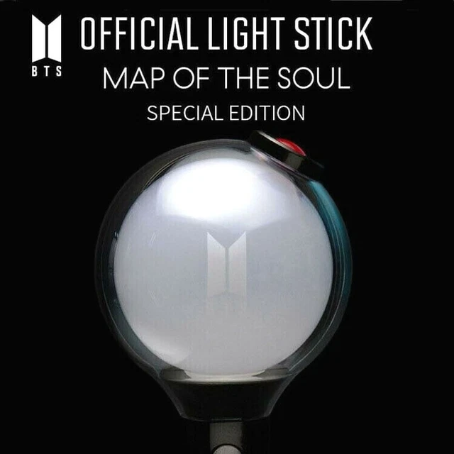 BTS OFFICIAL LIGHT Stick MAP of The SOUL Special Ed. + 7 Photocards ...