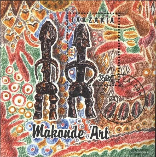Tansania Block208 (kompl.Ausg.) gestempelt 1992 Makonde-Kunst