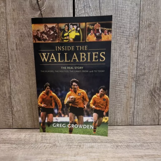 Inside the Wallabies by Greg Growden Large Paperback