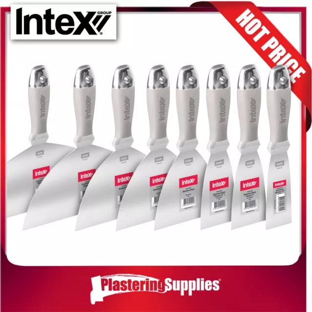 Intex PlasterX Joint & Putty Knife Set 8 Piece Stainless Steel J5000