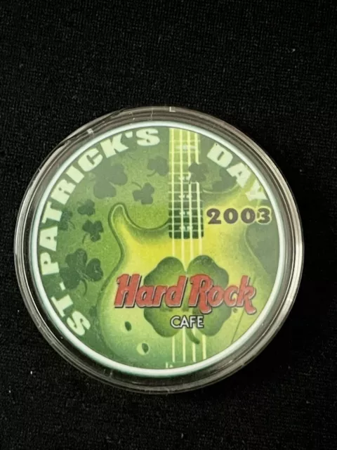 Hard Rock Cafe Vintage 2003 Happy St. Patrick’s Day Casino Chip