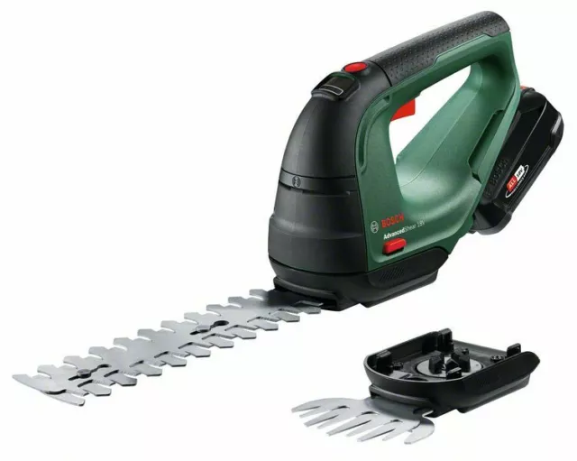 Juego de cortadoras de césped y arbustos a batería BOSCH AdvancedShear 18V-10, solo