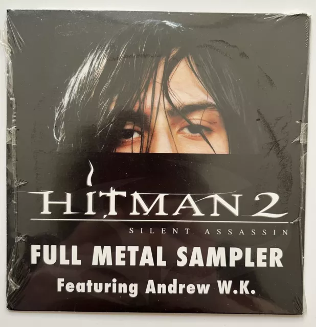 Hitman 2 Silent Assassin Metal Sampler Enhanced CD music promo Andrew WK Rare