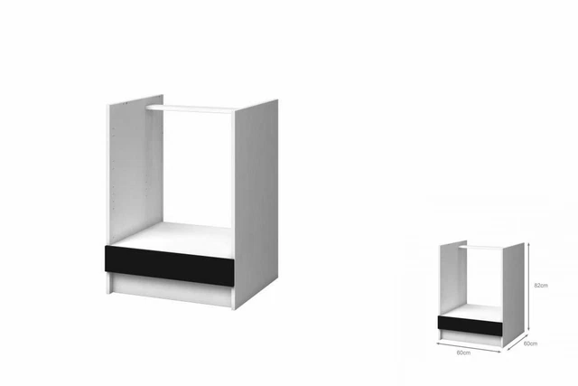 Armadio forno 60 x 60 x 82 cm bianco tappetino posteriore armadio cucina