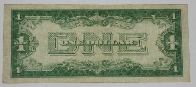 Series 1934 Blue Seal $1 Silver Certificate Note FINE  Fr#1606 Problem Free 2