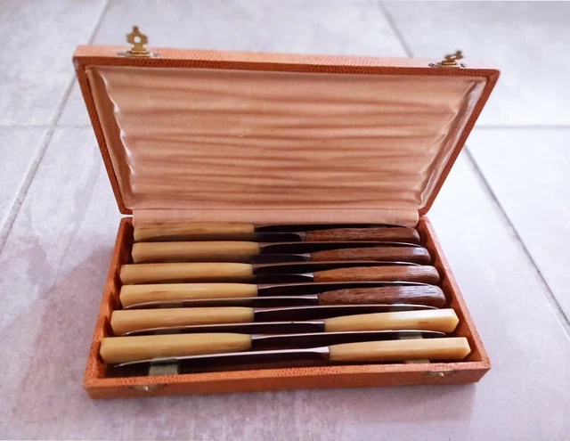 Coffret de 6 dessous de verre Porto - rotin miel