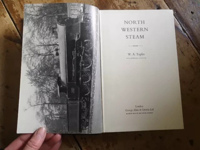 North Western Steam book vintage 1st Edition 1963 Trains Locomotives rail Tuplin