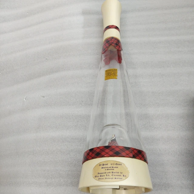 Glen Spey Ltd Collector's Empty Musical  Liquor Bottle 17 " Tall Dancing Figure