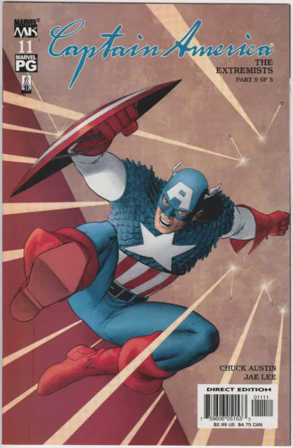 Captain America #11, Vol. 4 (2002-2004) Marvel Knights,High Grade Comic