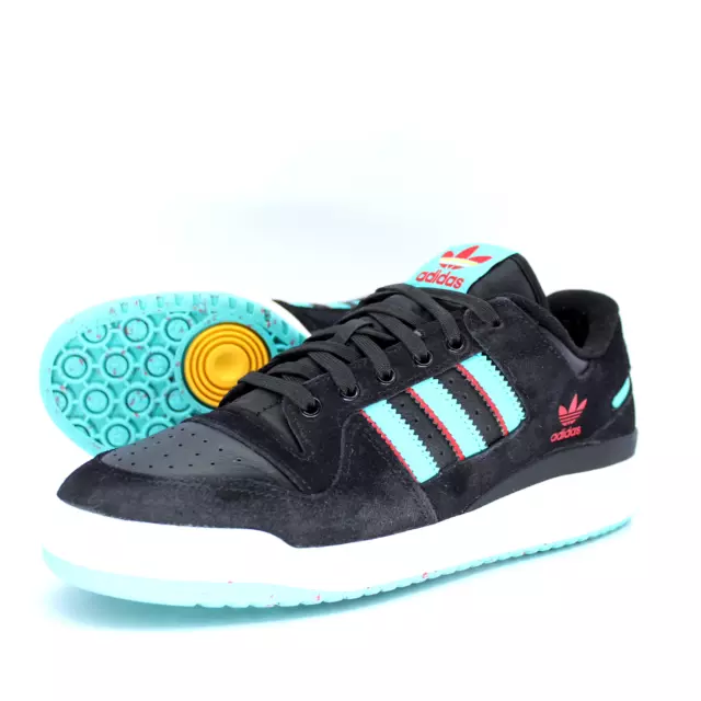 Adidas Forum 84 Low Adv Sneaker Us 9 Eur 42 2/3 Core Black Bogold Scarlet