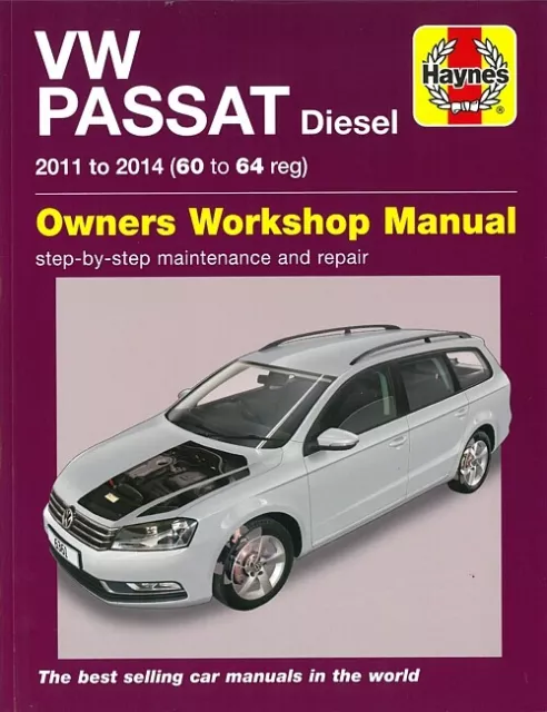 Haynes Handbuch: VW Passat B7 Diesel 2011-2014 Reparaturanleitung/Reparatur-Buch