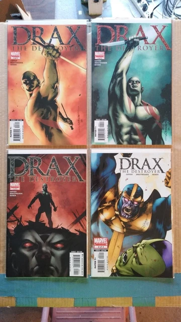 DRAX THE DESTROYER 1-4 NM Complete 2005 run Marvel Comics