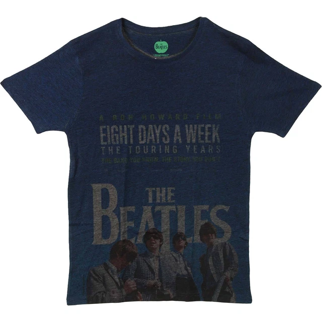 Men's Beatles 8 Days A Week Movie Poster (Sublimated) Sublimation T-shirt Large
