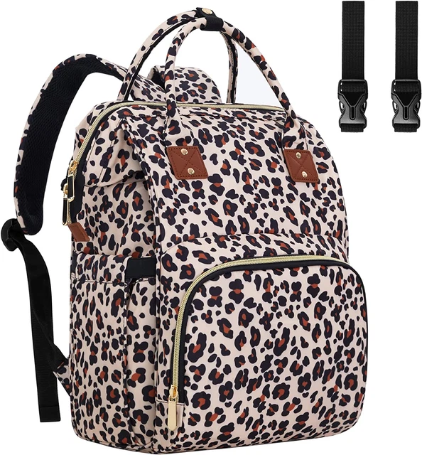 Diaper Bag Backpack Multi-Function Baby Bag with Large Capacity and Insulated Po