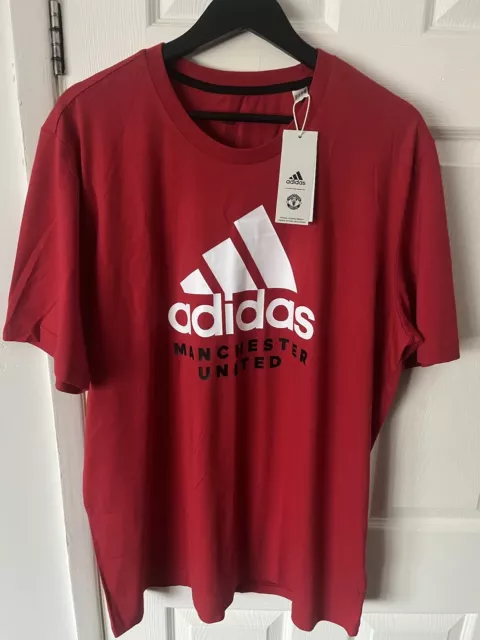 Manchester United Adidas T Shirt XL New With Tags