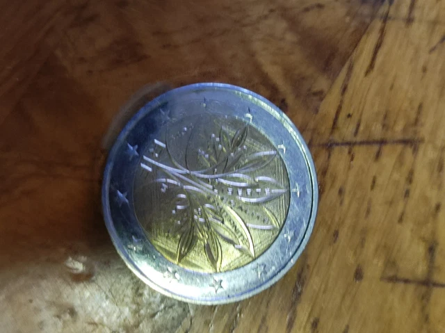PIECE DE MONNAIE de 2 euro arbre de vie rare liberté égalité fraternité
